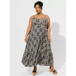 Torrid Size 2 Super Soft A-Line Maxi Dress - Bandana Paisley